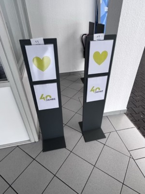 1 Pos. Preisaufsteller, 8 Stück